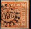 Bayern Bayern 7 gestempelt breitrandig geschnitten MiNr. 7 gestempelt breitrandig geschnitten -