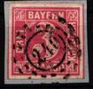 Bayern Bayern 9 gestempelt oMr. 240 Kempten MiNr. 9 gestempelt oMr. 240 Kempten -