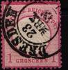 Deutsches Reich Deutsches Reich 4 gestempelt Dresden MiNr. 4 gestempelt Dresden -