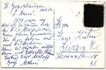 BRD Bund 165 auf Postkarte als Einzelfrankatur Postkrieg DDR -