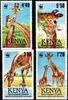 Kenia Kenia 481-484 postfrisch Wildtiere, Giraffen MiNr. 481-484 postfrisch Wildtiere, Giraffen -