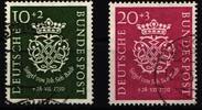 BRD Bund BRD Bund 121-122 gestempelt geprüft Schlegel BPP MiNr. 121-122 gestempelt geprüft Schlegel BPP -