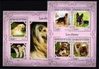 Guinea Guinea 12246-12249 und Block 2745 postfrisch Kleinbogen / Hunde MiNr. 12246-12249 und Block 2745 postfrisch Kleinbogen / Hunde -