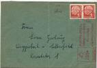 BRD Bund 178 auf Brief waagerechtes Paar + Freistempel -