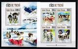 Guinea Bissau Guinea Bissau 6828-6831 und Block 1199 postfrisch Kleinbogen / Hunde MiNr. 6828-6831 und Block 1199 postfrisch Kleinbogen / Hund -