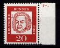 Bund Bund 352x DZ postfrisch Randstück rechts mit Druckerzeichen 7 MiNr. 352x DZ postfrisch Randstück rechts mit Druckerzeichen 7 -