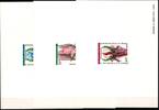 Benin Benin 248-250 postfrisch als Epreuve de Luxe/ EdL MiNr. 248-250 postfrisch als Epreuve de Luxe/ EdL -
