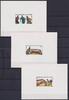 Benin Benin 233-235 postfrisch als Epreuve de Luxe/ EdL MiNr. 233-235 postfrisch als Epreuve de Luxe/ EdL -