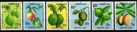 Laos Laos 1169-1174 postfrisch Pflanzen MiNr. 1169-1174 postfrisch Pflanzen -
