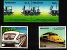 Paraguay Paraguay 3870-3872 postfrisch inkl. waagerechtes Paar / Lokomotive MiNr. 3870-3872 postfrisch inkl. waagerechtes Paar / Lokomoti -