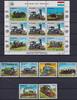 Paraguay Paraguay 3579-3585 und Kleinbogen 3585 postfrisch Lokomotive MiNr. 3579-3585 und Kleinbogen 3585 postfrisch Lokomotive -
