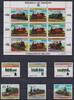 Paraguay Paraguay 3779-3785 und Kleinbogen 3785 postfrisch Lokomotive MiNr. 3779-3785 und Kleinbogen 3785 postfrisch Lokomotive -