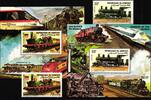 Dschibuti Dschibuti 439 und 440 und Block 114 und 115 postfrisch Lokomotive MiNr. 439 und 440 und Block 114 und 115 postfrisch Lokomotive -