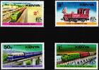 Kenia Kenia 62-65 postfrisch Lokomotive MiNr. 62-65 postfrisch Lokomotive -