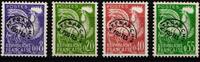 Frankreich Frankreich 1302-1305 ohne Gummi Vorausentwertung MiNr. 1302-1305 ohne Gummi Vorausentwertung -