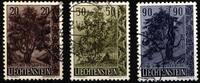 Liechtenstein Liechtenstein 371-373 gestempelt Bäume MiNr. 371-373 gestempelt Bäume -