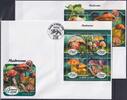 Sierra Leone Sierra Leone 9240-9243 und Block 1377 gestempelt als FDC / Pilze MiNr. 9240-9243 und Block 1377 gestempelt als FDC / Pilze -