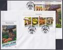 Sierra Leone Sierra Leone 9734-9737 und Block 1475 gestempelt als FDC / Pilze MiNr. 9734-9737 und Block 1475 gestempelt als FDC / Pilze -