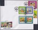 Sierra Leone Sierra Leone 10414-10417 und Block 1589 gestempelt als FDC / Pilze MiNr. 10414-10417 und Block 1589 gestempelt als FDC / Pilze -