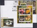 Sierra Leone Sierra Leone 11634-11637 und Block 1821 gestempelt Kleinbogen / Pilze MiNr. 11634-11637 und Block 1821 gestempelt Kleinbogen / P -