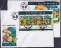 Togo Togo 8807 -8810 und Block 1546 gestempelt als FDC / Pilze MiNr. 8807 -8810 und Block 1546 gestempelt als FDC / Pilze -