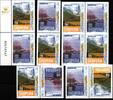 Albanien Albanien 2966-2967 D postfrisch alle Zusammendrucke, Cept MiNr. 2966-2967 D postfrisch alle Zusammendrucke, Cept -
