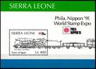 Sierra Leone Sierra Leone Block 156 postfrisch Eisenbahn Lokomotive MiNr. Block 156 postfrisch Eisenbahn Lokomotive -