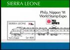 Sierra Leone Sierra Leone Block 158 postfrisch Eisenbahn Lokomotive MiNr. Block 158 postfrisch Eisenbahn Lokomotive -