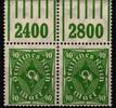 Deutsches Reich Deutsches Reich 232 W OR postfrisch im Paar 1/5/1 MiNr. 232 W OR postfrisch im Paar 1/5/1 -