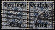 Deutsches Reich Dienstmarken Deutsches Reich Dienstmarken D 60 Y gestempelt Paar, Befund Weinbuch BPP MiNr. D 60 Y gestempelt Paar, Befund Weinbuch BPP -