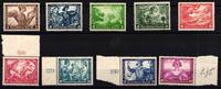 Deutsches Reich Deutsches Reich 499-507 postfrisch teilweise von Seitenrand MiNr. 499-507 postfrisch teilweise von Seitenrand -
