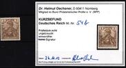 Deutsches Reich Deutsches Reich 54 b mit Falz Kurzbefund Oechsner BPP MiNr. 54 b mit Falz Kurzbefund Oechsner BPP -