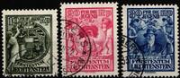 Liechtenstein Liechtenstein 116-118 gestempelt MiNr. 116-118 gestempelt -