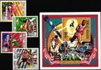 Madagaskar Madagaskar 1649-1652 und Block 247 A postfrisch Olympische Spiele MiNr. 1649-1652 und Block 247 A postfrisch Olympische Spiele -