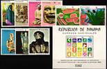 Panama Panama Block 103 + 1125-1133 postfrisch Kunst, Olympia MiNr. Block 103 + 1125-1133 postfrisch Kunst, Olympia -