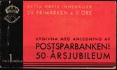 Schweden Schweden 220 I B postfrisch als Markenheft MiNr. 220 I B postfrisch als Markenheft -