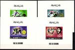 Ras al Khaima Ras al Khaima 312-315 B als Einzelblocks postfrisch Olympia MiNr. 312-315 B als Einzelblocks postfrisch Olympia -