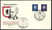 Berlin Berlin 185-186 gestempelt mit Ersttagssonderstempel als FDC MiNr. 185-186 gestempelt mit Ersttagssonderstempel als FDC -