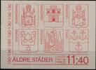 Schweden Schweden 1292-1297 postfrisch als Markenheftchen MiNr. 1292-1297 postfrisch als Markenheftchen -