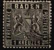 Baden Baden 10 gestempelt leichte Mängel MiNr. 10 gestempelt leichte Mängel -