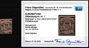 Oldenburg Oldenburg 7 gestempelt Kurzbefund Stegmüller BPP MiNr. 7 gestempelt Kurzbefund Stegmüller BPP -