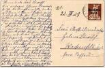 Deutsches Reich 124 auf Postkarte -