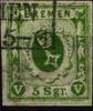 Bremen Bremen 4 b gestempelt Befund Heitmann BPP MiNr. 4 b gestempelt Befund Heitmann BPP -