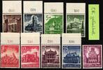 Deutsches Reich Deutsches Reich 751-759 postfrisch bis auf 759 vom Oberrand, gefaltet MiNr. 751-759 postfrisch bis auf 759 vom Oberrand, gefalte -