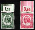 Deutsches Reich Deutsches Reich 554-555 postfrisch vom Oberrand, 555 gefaltet MiNr. 554-555 postfrisch vom Oberrand, 555 gefaltet -