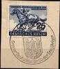 Deutsches Reich Deutsches Reich 814 gestempelt auf Briefstück mit Sonderstempel MiNr. 814 gestempelt auf Briefstück mit Sonderstempel -