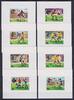 Liberia Liberia 921-928 postfrisch als Einzelblöcke, Fußball WM 1974 MiNr. 921-928 postfrisch als Einzelblöcke, Fußball WM 1974 -