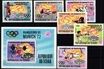Taschad Taschad Block 55 + 627-632 postfrisch Olympiade München 1972 MiNr. Block 55 + 627-632 postfrisch Olympiade München 1972 -