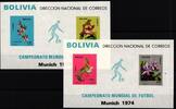 Bolivien Bolivien Block 38-39 postfrisch Fussball WM 1974 MiNr. Block 38-39 postfrisch Fussball WM 1974 -