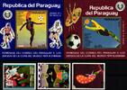 Paraguay Paraguay Block 215-216 + 2532-2534 postfrisch Fußball WM 1974 MiNr. Block 215-216 + 2532-2534 postfrisch Fußball WM 1974 -